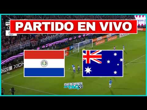 Transmisión en vivo y gratis de Paraguay vs. Australia por Canal 13