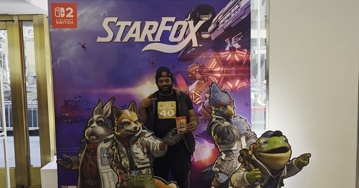 Evento de lanzamiento de Star Fox para Nintendo Switch 2 en Nintendo NY