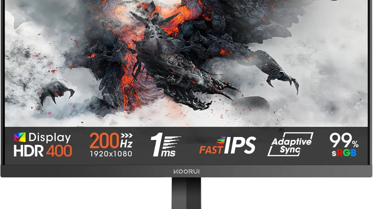 Monitor gaming KOORUI G2511P de 24.5" FHD en oferta con envío gratis