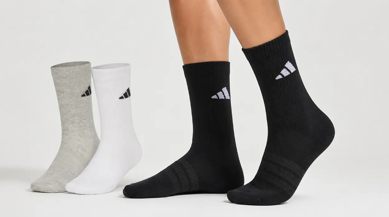 Pack de 3 calcetines deportivos Adidas con 36% de descuento