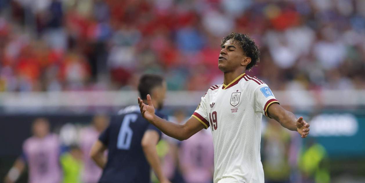 Lamine Yamal enfrenta dificultades en el Mundial para España