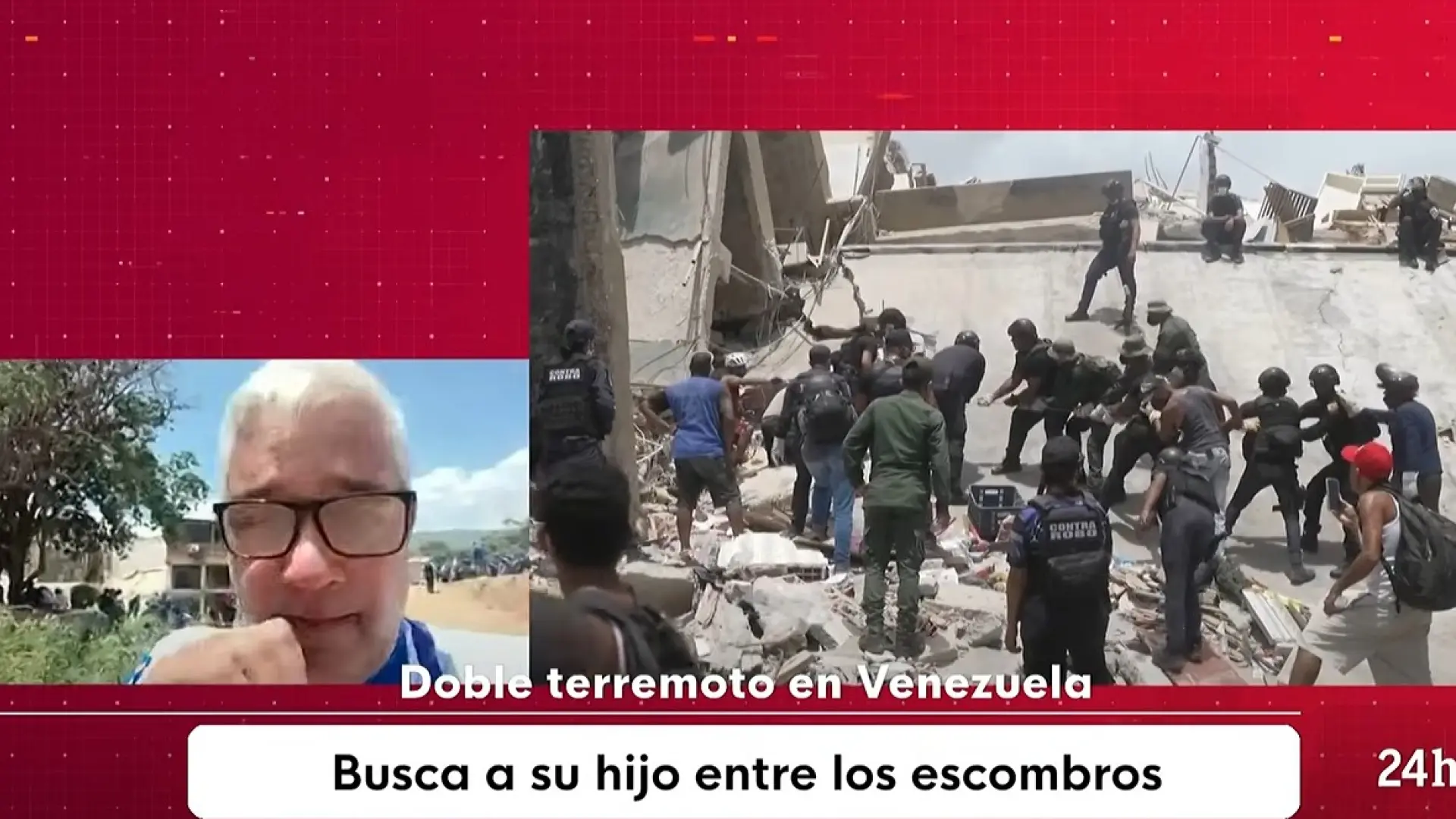 Pablo relata conversación con su hijo antes del terremoto que derrumbó su edificio
