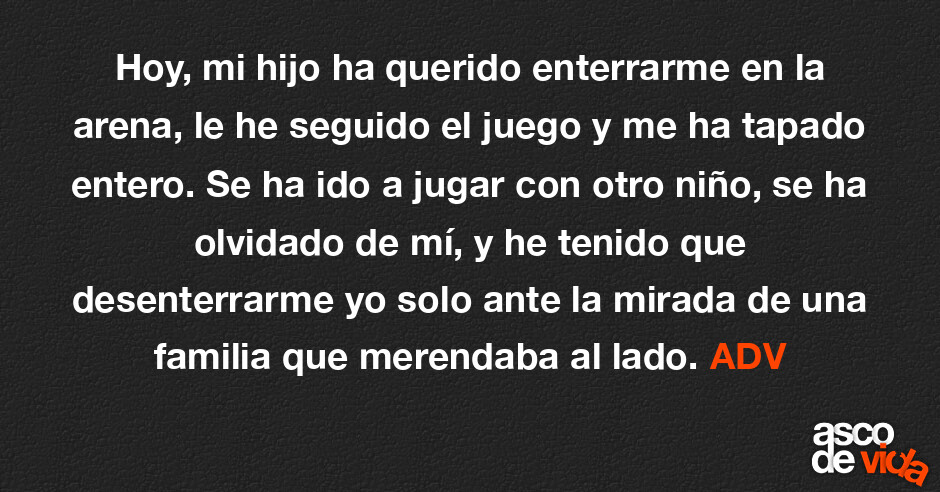 Relato sobre juego infantil y soledad en la playa