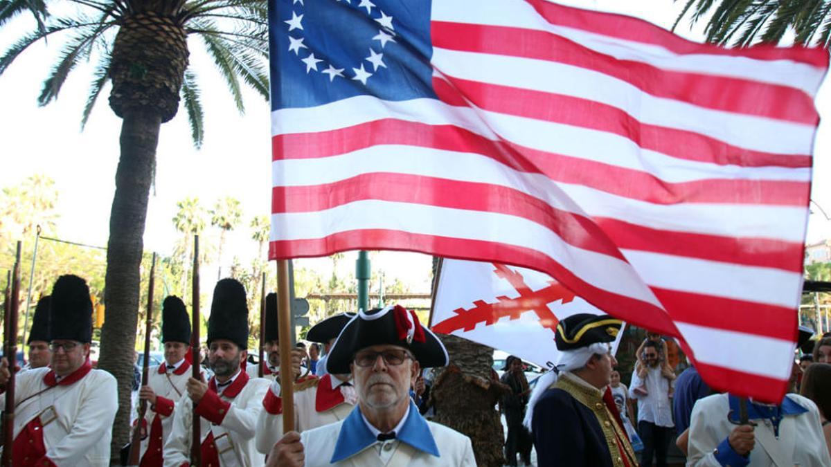 Pueblo de Málaga celebra 250 aniversario de independencia de EE.UU.