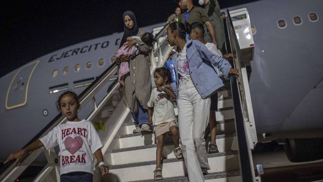 Llegan a Torrejón 20 niños palestinos enfermos desde la Franja de Gaza