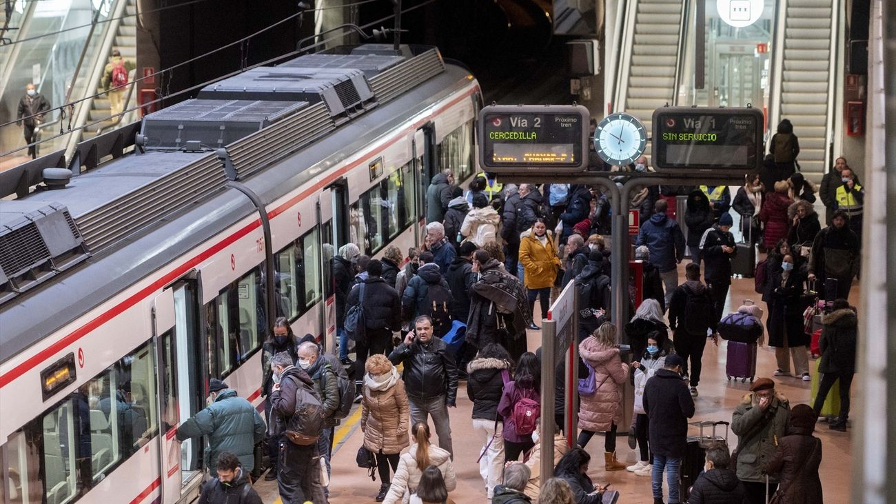 Circulación de Cercanías restablecida en estación de Atocha