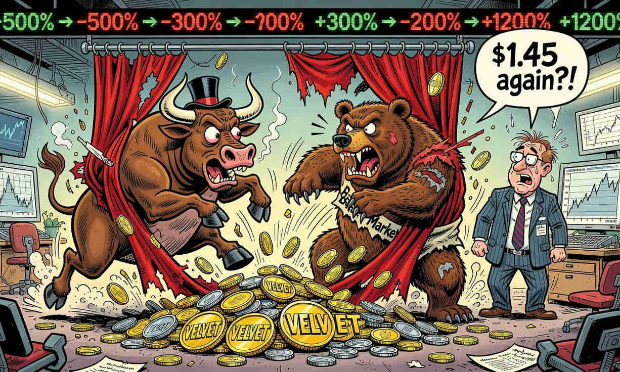 Velvet ($VELVET) cae 6% tras máximos históricos; posible oportunidad de compra