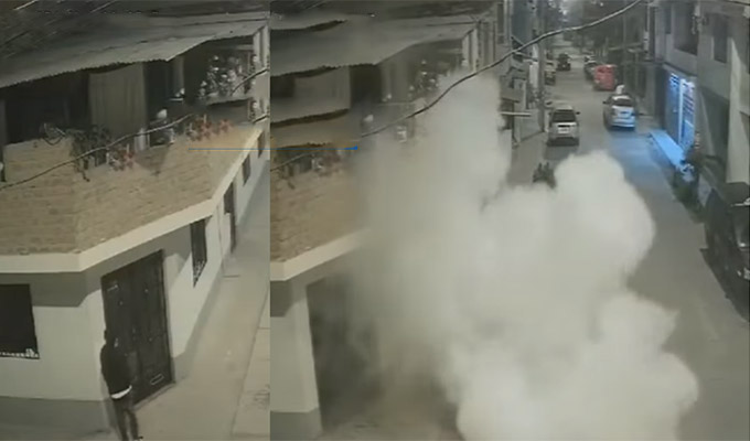 Explosión en tienda de Piura por extorsión