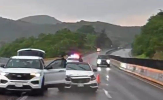 Accidente de Mercedes-Benz en Autopista del Sol en Chilpancingo deja un lesionado
