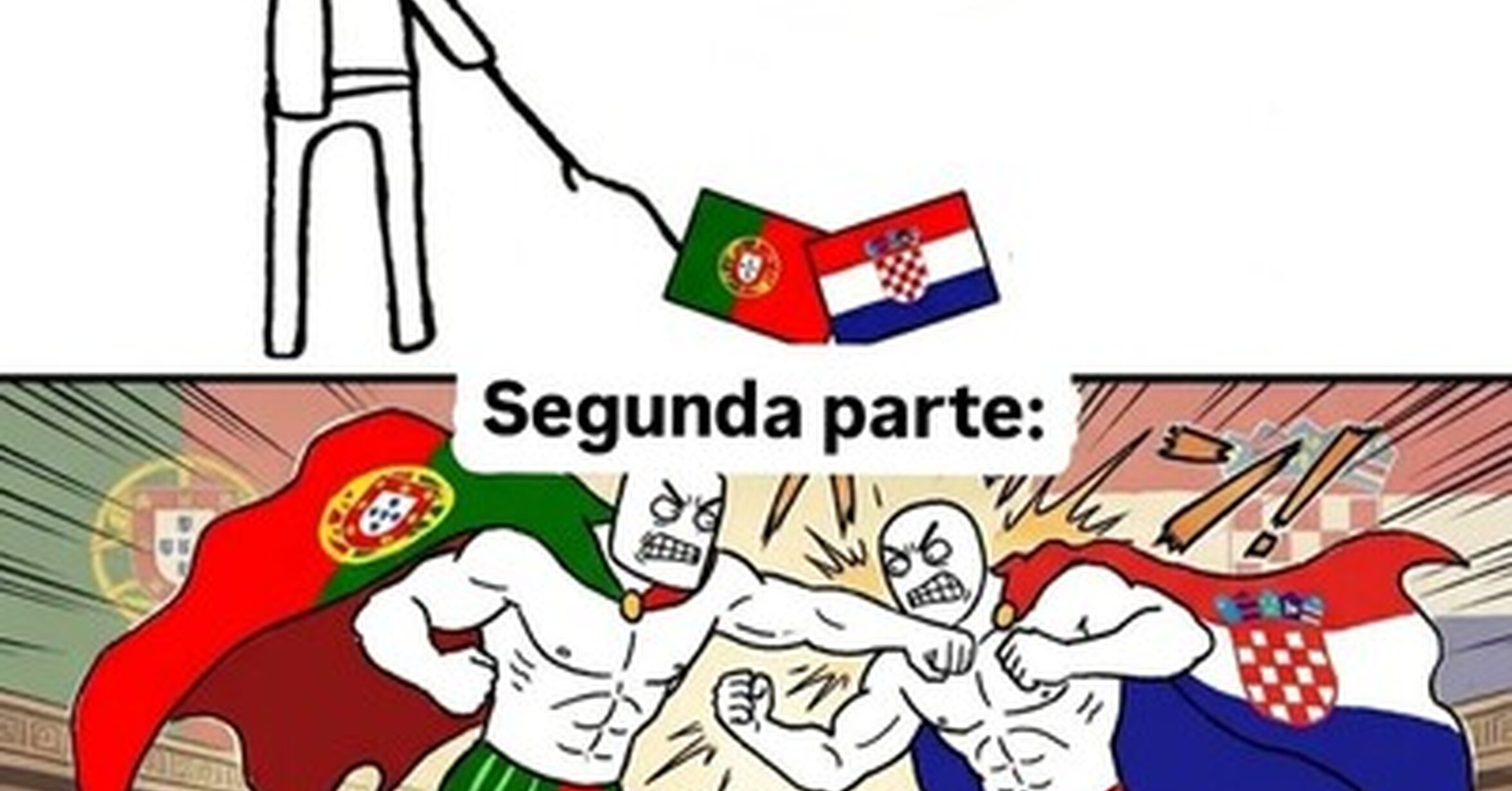 [ MEMEDEPORTES ] Dos partes muy diferentes en el partido