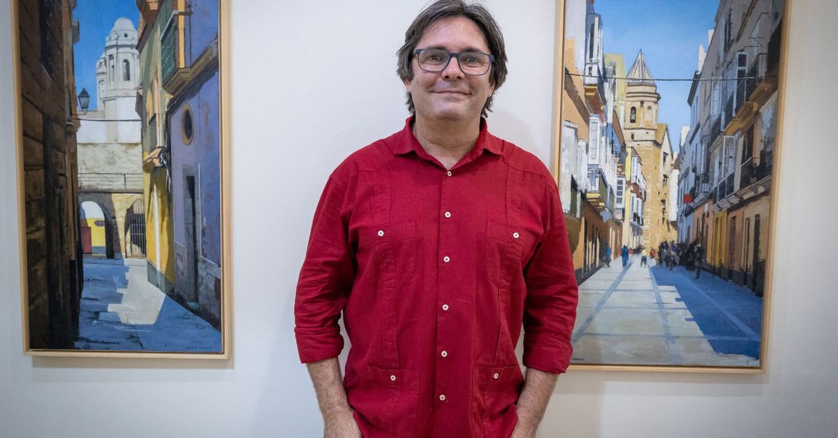 Cecilio Chaves presenta obra Benot en las calles de Cádiz