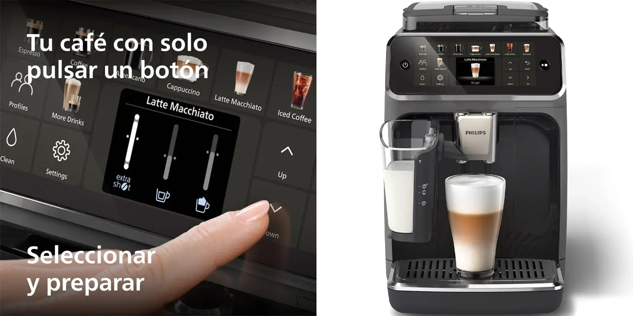 Oferta en cafetera espresso automática Philips Serie 5500-20