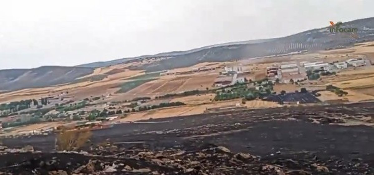 Incendio en Urda (Toledo) baja a Nivel 0