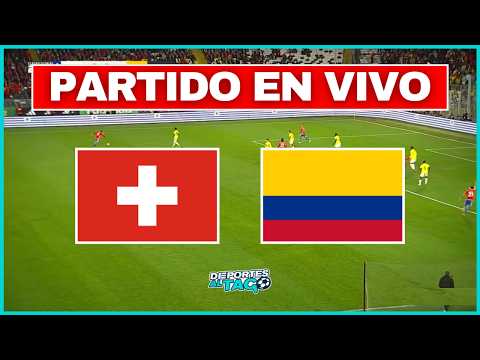Dónde ver en vivo por internet el partido Colombia vs. Suiza