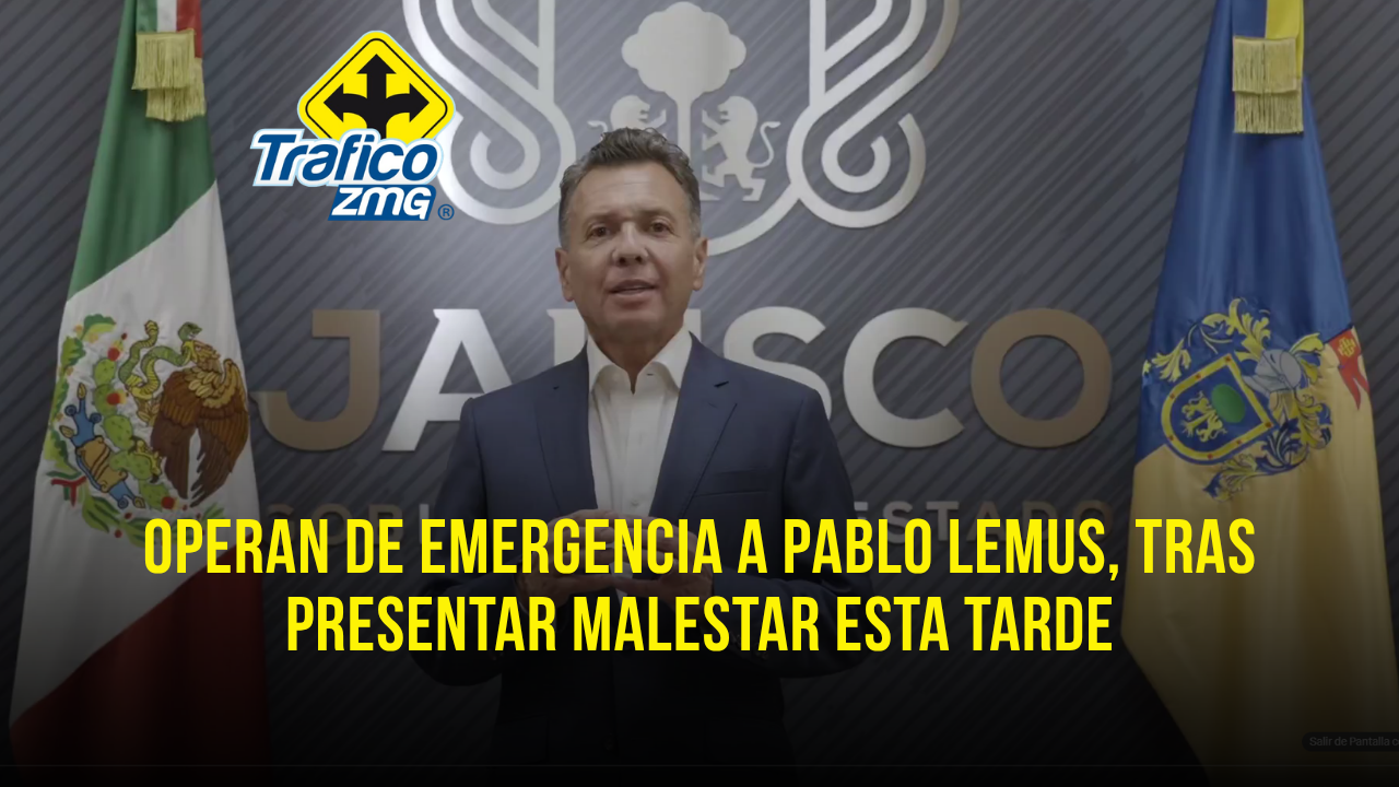 Pablo Lemus Navarro, es operado tras diagnóstico de apendicitis