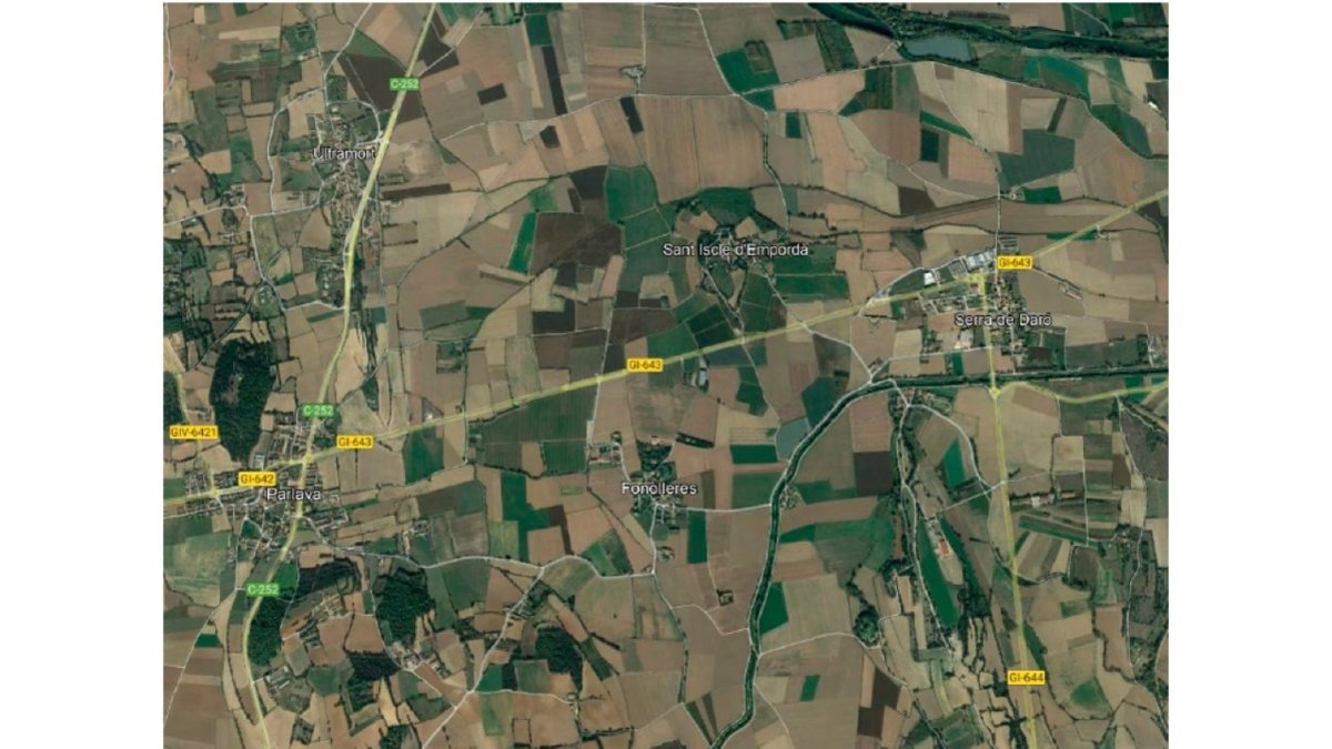 Condicionamiento de GI-643 entre Parlavà y Serra de Daró (Girona) a audiencia pública