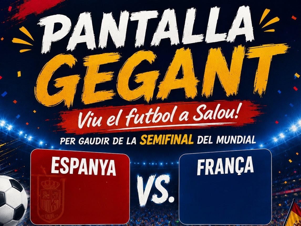 Salou instalará pantalla gigante para semifinal del Mundial España-Francia