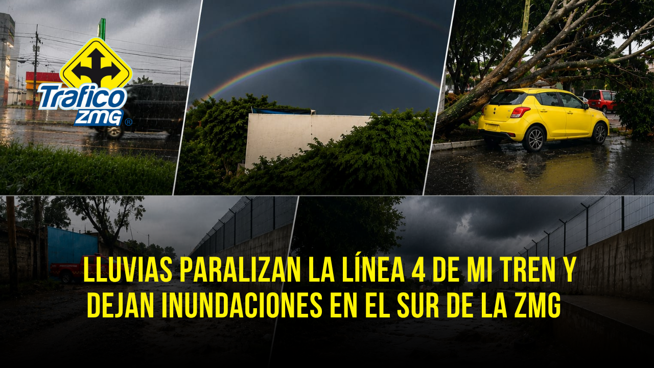 Tormenta del 11 de julio causa inundaciones y afectaciones en ZMG