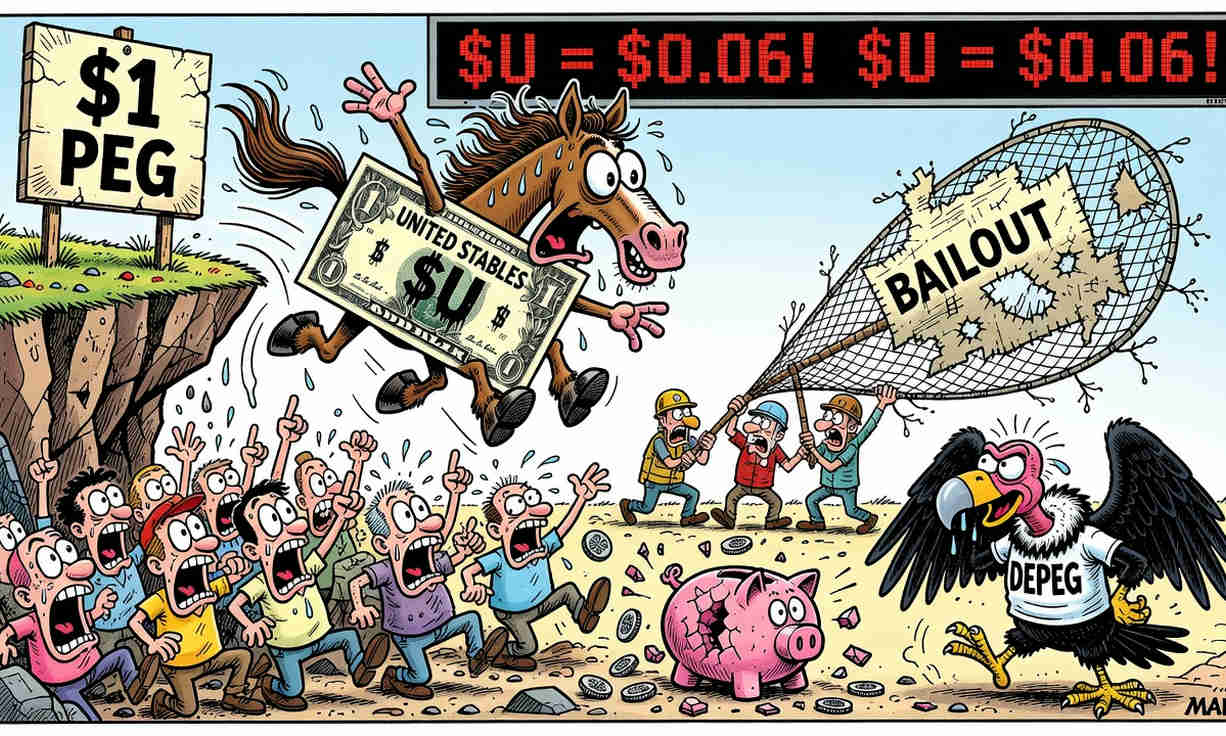 Stablecoin United Stables ($U) pierde más del 93% de su valor