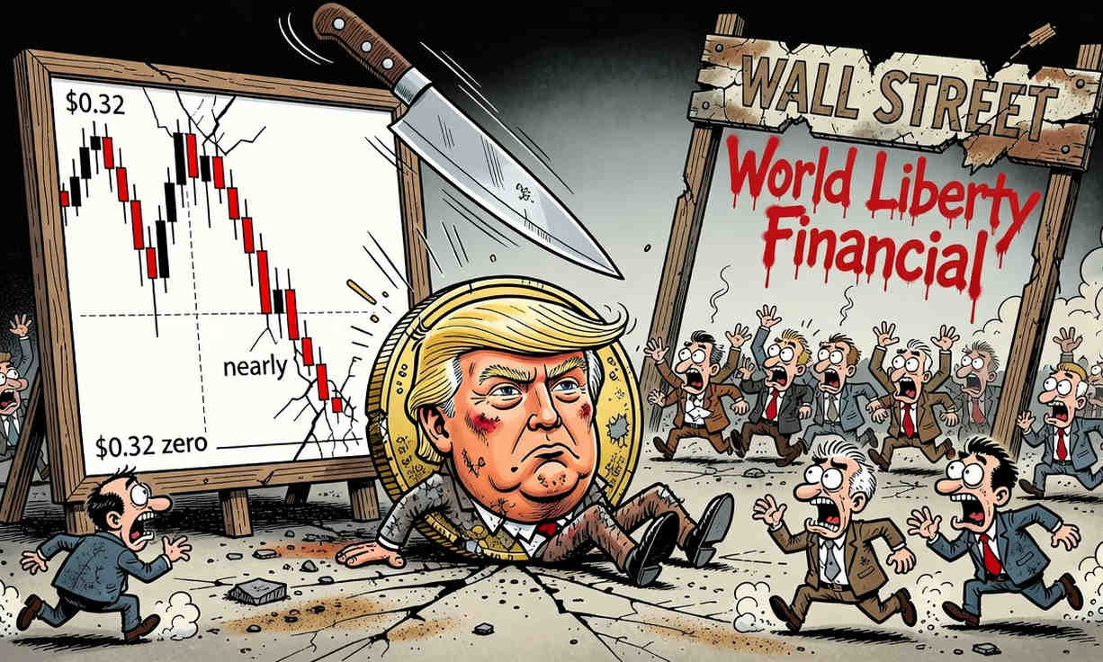 Token WLFI de World Liberty Financial pierde 82% desde su máximo histórico