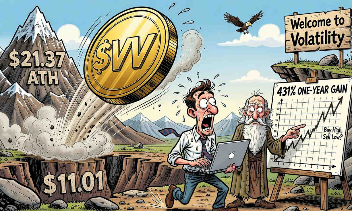 Venice Token ($VVV) cae 48% desde su máximo histórico