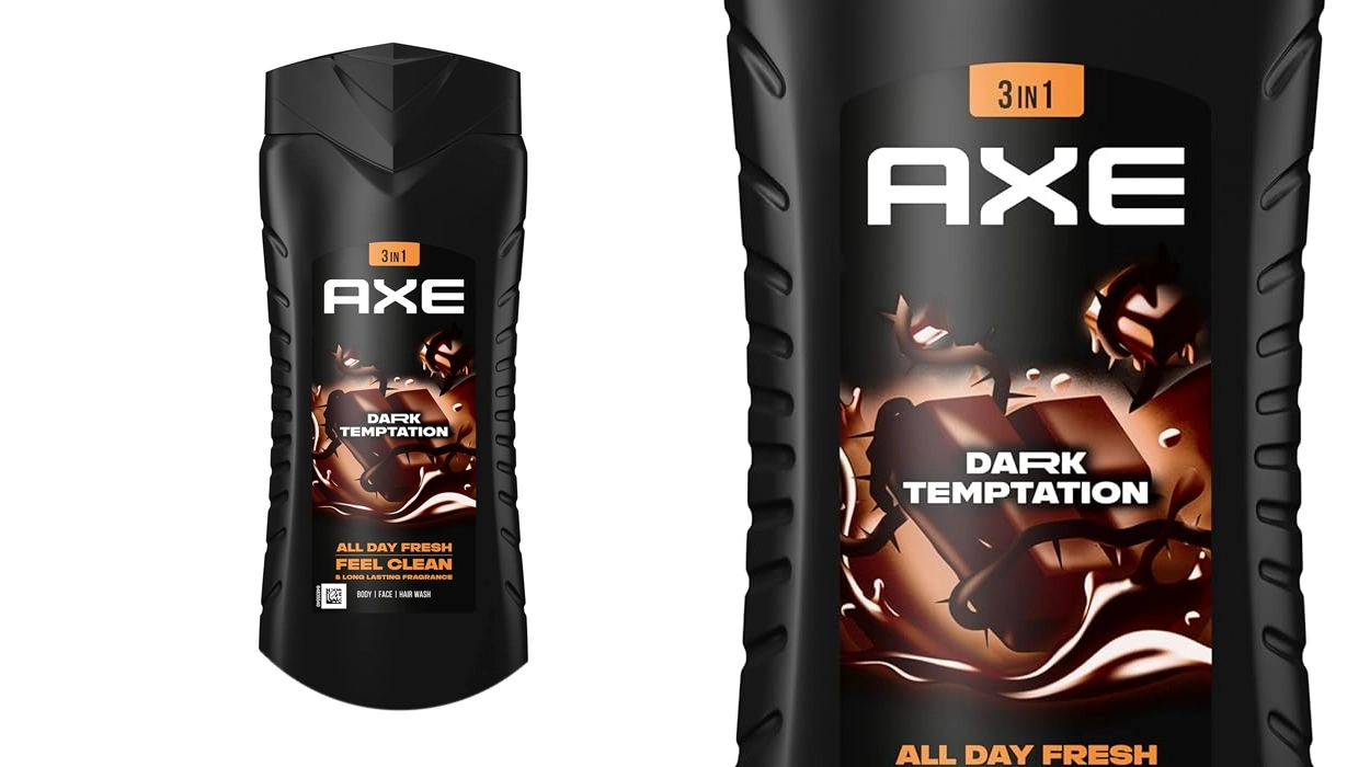 Chollo Pack x2 Gel de ducha Axe Dark Temptation para hombre de 400 ml por sólo 3,89€ con descuento al tramitar (-37%) ¡1,94€ cada uno!