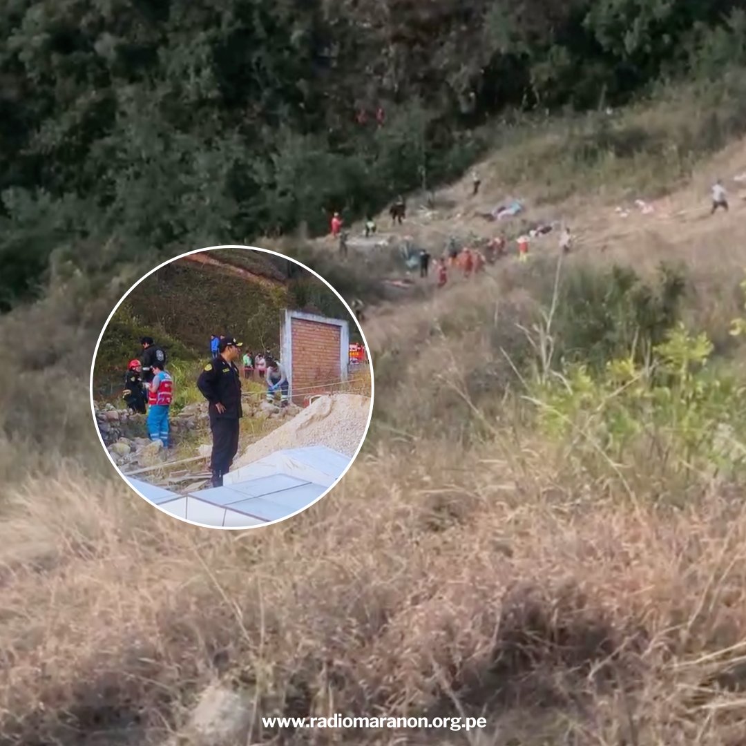 Accidente de combi en Cajamarca deja 14 muertos y 5 heridos
