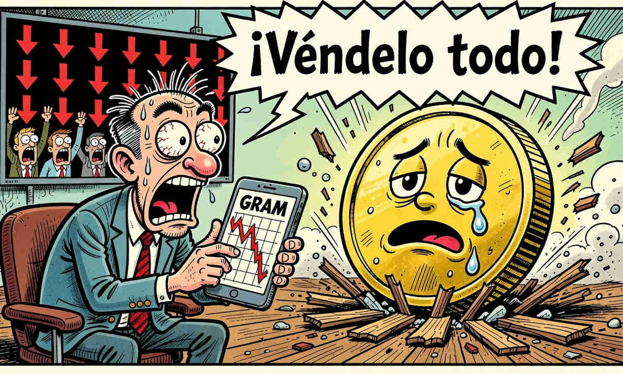 Gram (GRAM) cae 2.19%, posible rebote o más caídas