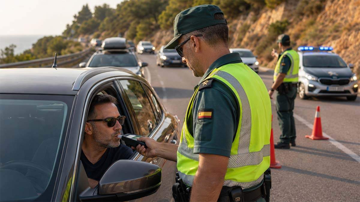 DGT advierte aumento de riesgo de accidente dentro del límite legal