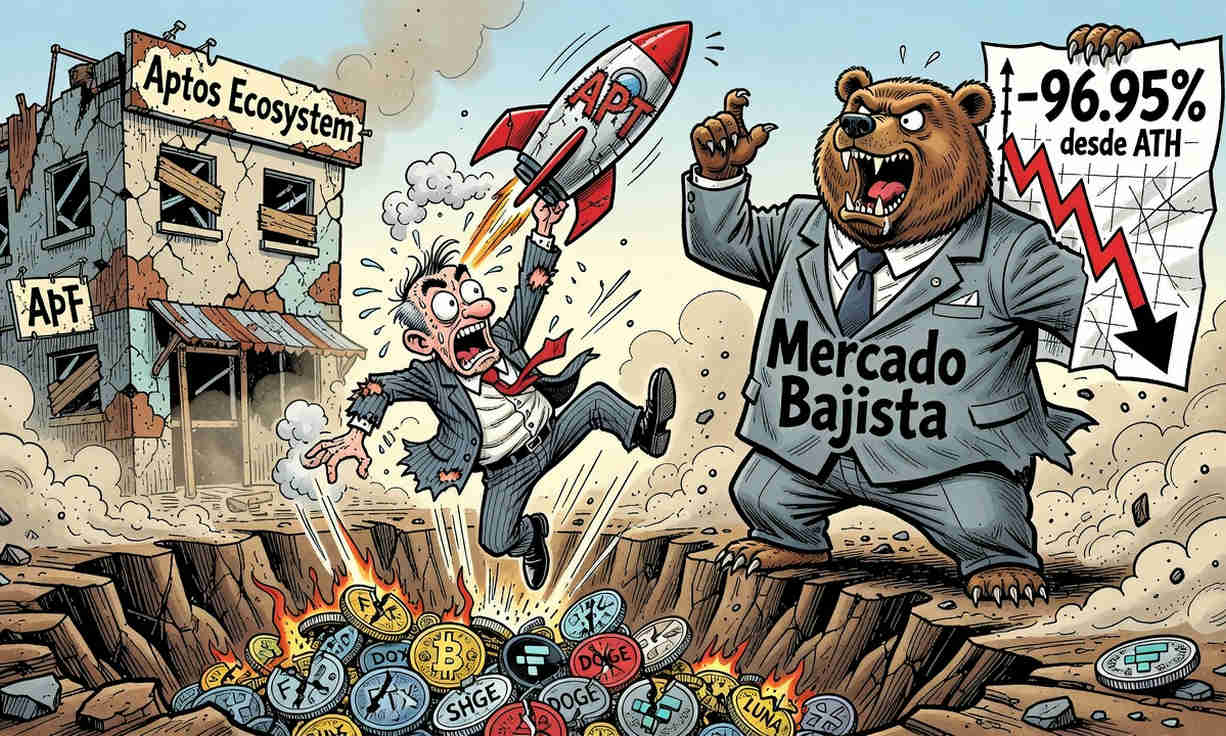 Aptos cae 96.95% desde su máximo histórico: análisis de su futuro