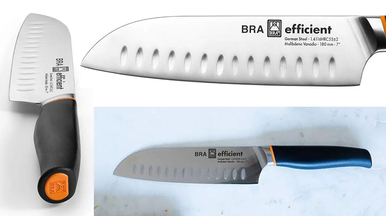 Cuchillo Santoku BRA, herramienta japonesa accesible y económica
