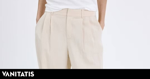 Pantalones bombacho de Mango en rebajas, ligeros y versátiles para verano