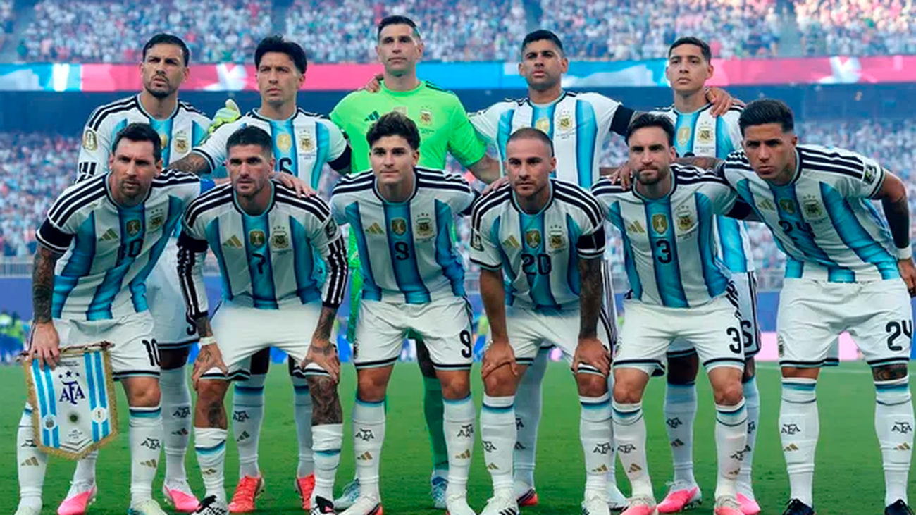 Scaloni realiza tres cambios en Argentina