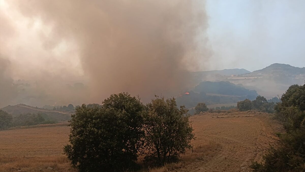 Azcón solicitará zona catastrófica por incendio en Orés