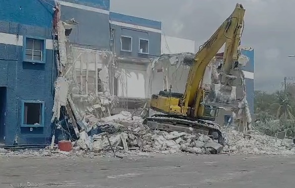 Demuelen sede histórica de Seguridad Ciudadana en Cancún