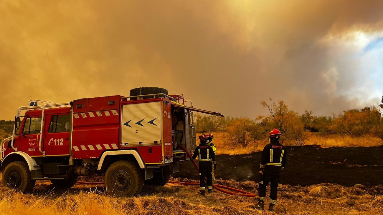 Se recuperan comunicaciones en pueblos de Madrid afectados por incendio