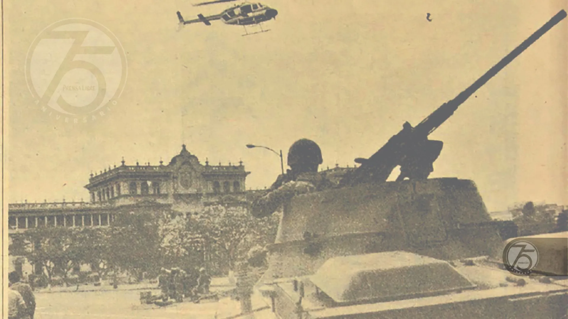Asonada militar derroca al general Lucas García el 23 de marzo de 1982