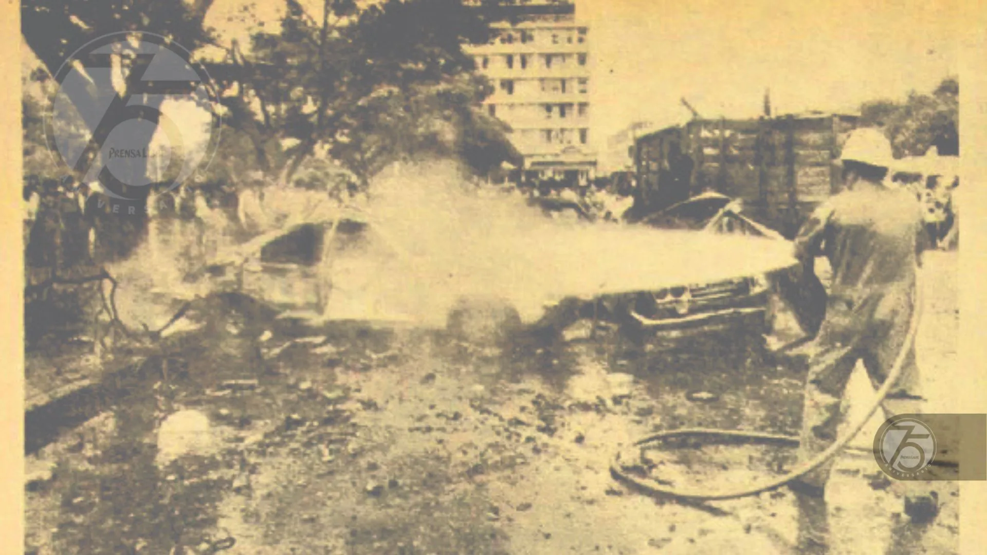 Bombazo terrorista en Parque Central el 5 de septiembre de 1980