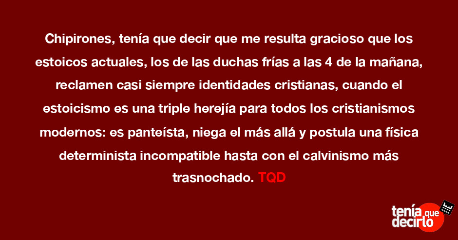 Reflexión sobre el estoicismo y las identidades cristianas
