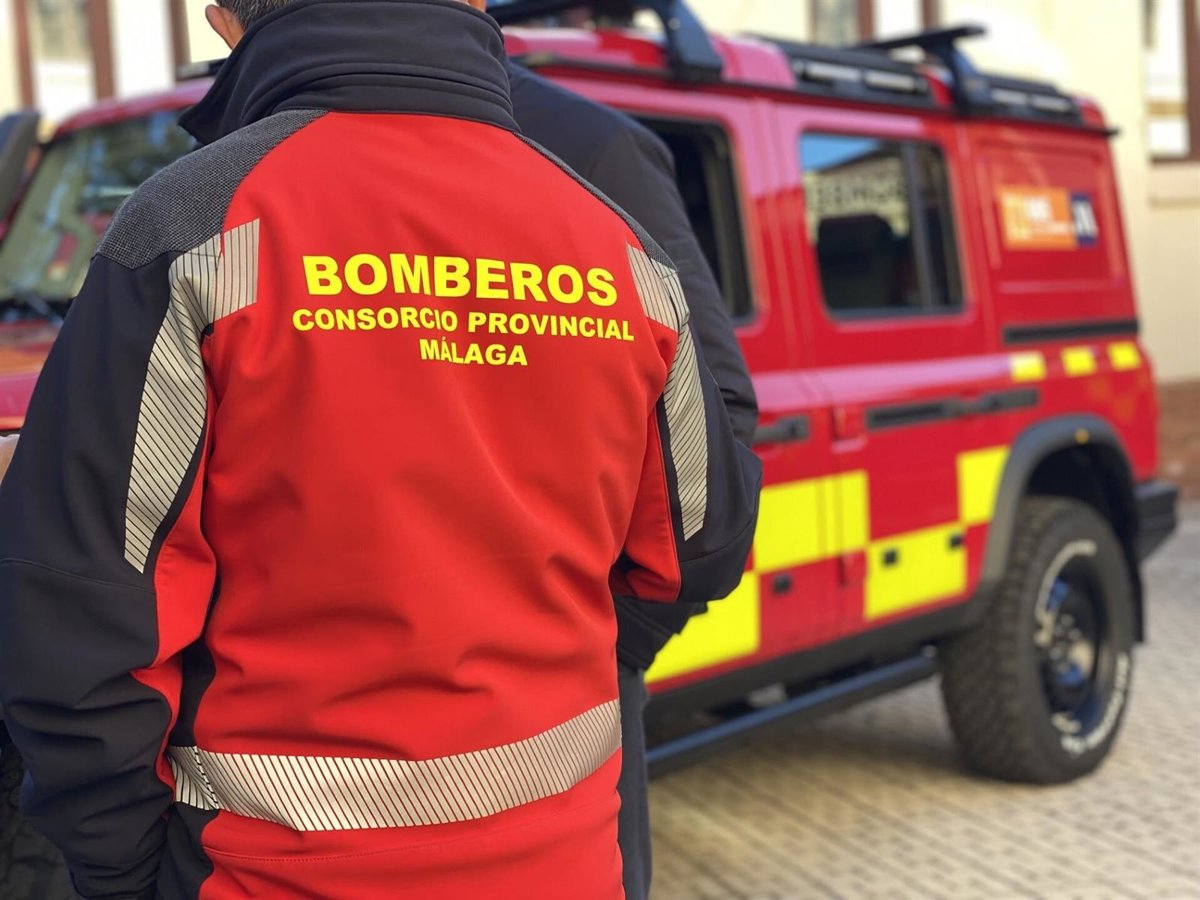 El Consorcio Provincial de Bomberos de Málaga envía a Ávila un dispositivo de once efectivos y cinco vehículos