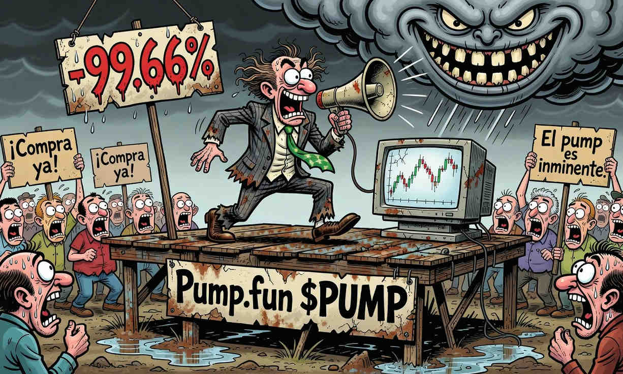 Pump.fun ($PUMP) muestra alta volatilidad con aumento de volumen