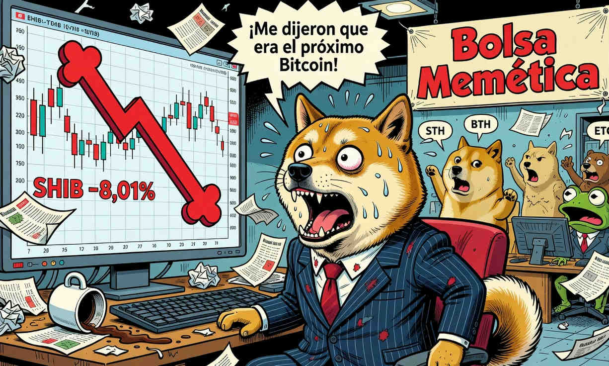 Shiba Inu (SHIB) baja 8% con volumen récord