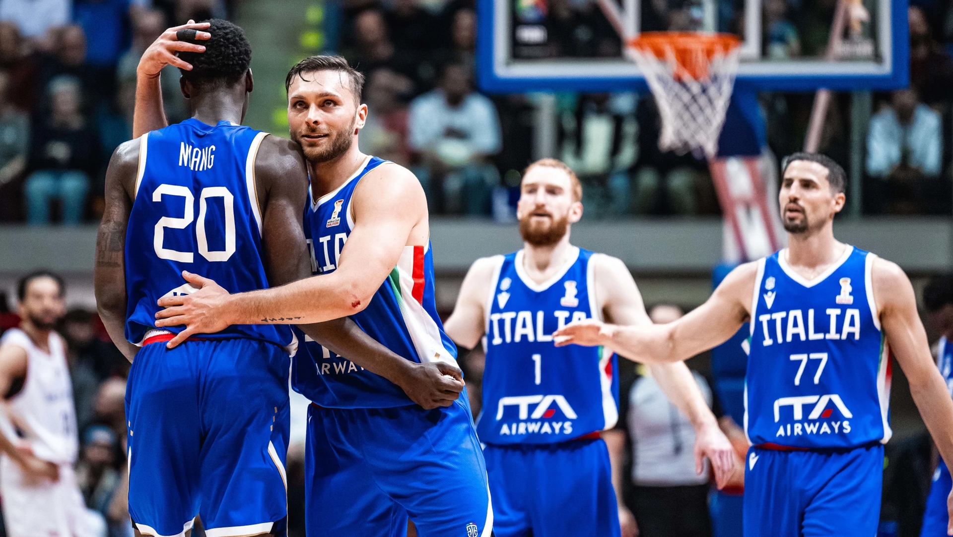 Italia presenta lista de 16 jugadores para ventanas FIBA