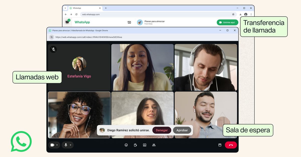 WhatsApp Web incorpora llamadas y videollamadas desde navegador