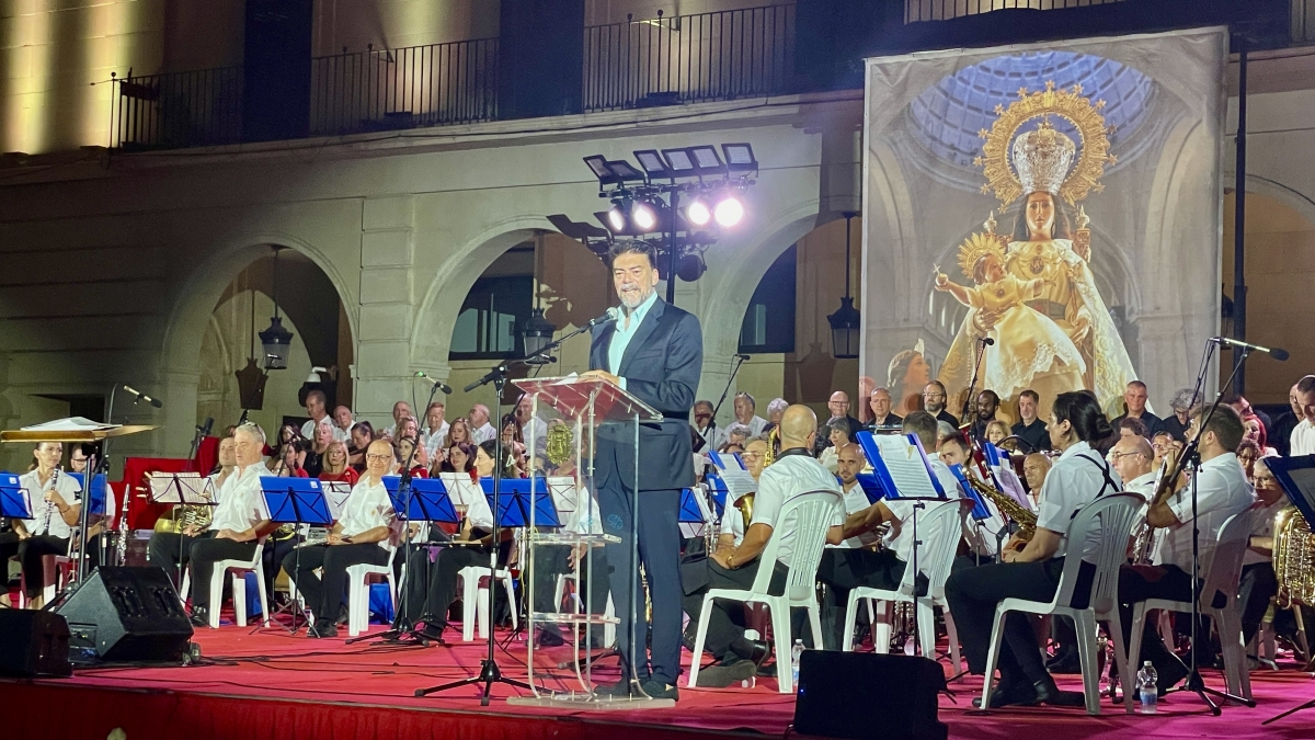 Alicante homenajea a Óscar Esplá, Chapí y Falla en la 104 Alborada a la Virgen del Remedio