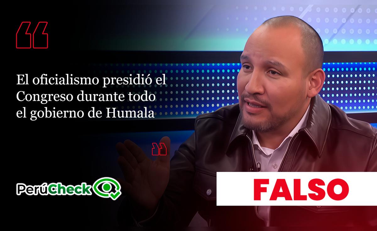 Oficialismo no presidió Congreso durante gobierno de Humala, según senador
