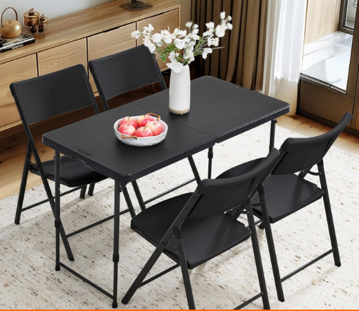 Mesa plegable Amazon Basics en oferta