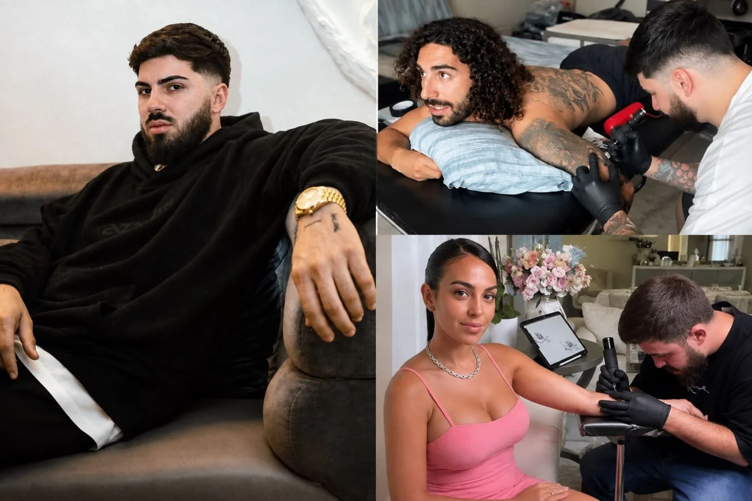 Tatuajes hiperrealistas de Cucurella y Georgina Rodríguez