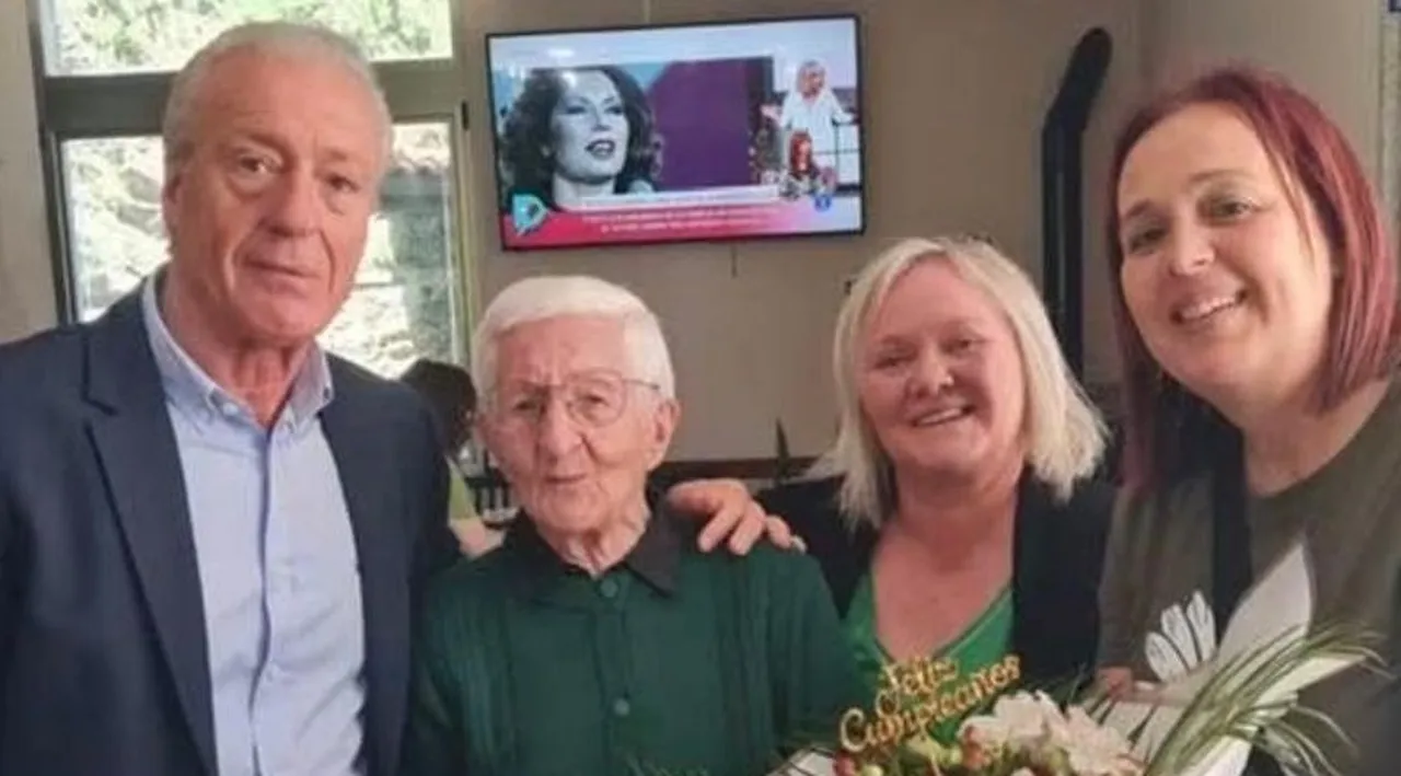 Fallece a los 102 años Nieves Castro Sar en A Ponte do Porto