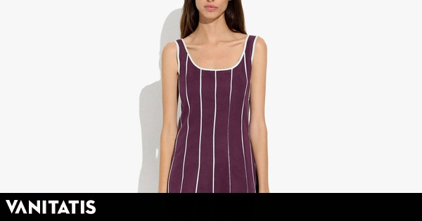 Vestido versátil de rayas y rebajado disponible en Parfois